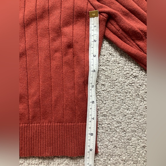 Emory Park Terracota Cropped Sweater with Buttons - XS - Picture 8 of 8